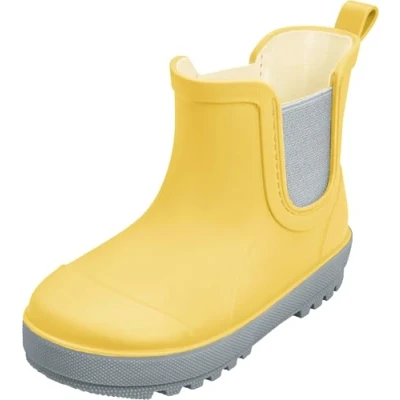 Afbeelding van Playshoes Jongens Unisex Kinder Regenstiefel regenlaarzen, geel/grijs, 25 EU, EU