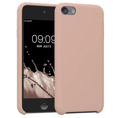 Afbeelding van kwmobile hoes geschikt voor Apple iPod Touch 6G / 7G (6de en 7de generatie) Beschermhoes mediaspeler Backcover in oudroze