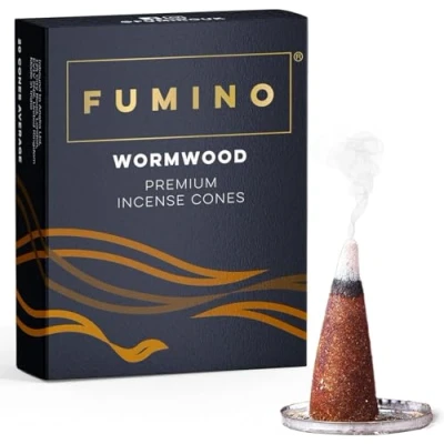 Afbeelding van Fumino® Alsem verse wierook kegels 20 per doos Masala Agarbatti Joss geur voor ontspanning en meditatie, huis decor