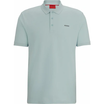 Afbeelding van HUGO Donos Poloshirt, Heren, Maat: Large, Open grey