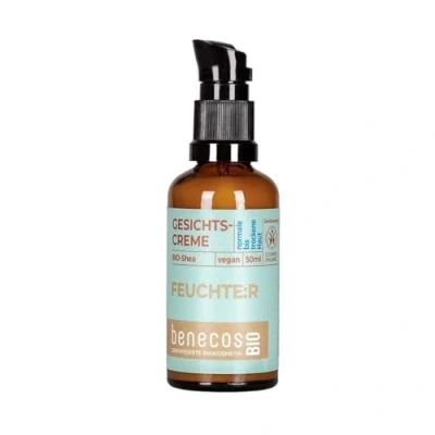 Afbeelding van benecos Biologische gezichtscrème BIO Shea Vocht: ER veganistisch derm. getest