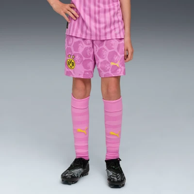Afbeelding van KIDSUPER x BORUSSIA DORTMUND short voor Heren, Geel, Maat 13 14Y PUMA