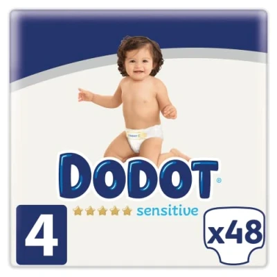 Afbeelding van Wegwerpluiers Sensitive Dodot Maat 4 (48 uds)