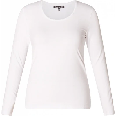 Afbeelding van Base Level Curvy longsleeve Alize wit