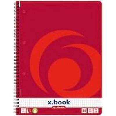 Afbeelding van Herlitz collegeblok A4 70g/m 80 Bl. kariert Rand li.+re.