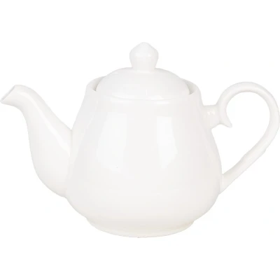 Afbeelding van Clayre &amp; Eef Theepot 800 ml Wit Keramiek