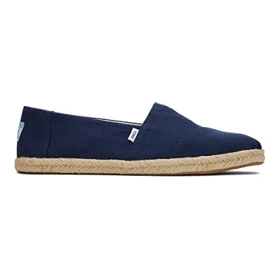 Afbeelding van TOMS Alpargata Rope Classic Mocassin zool voor heren, Marineblauw, 43 EU