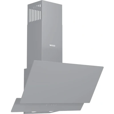 Afbeelding van Wiggo WE A642G(G) Schuine Afzuigkap 60cm Grijs Glas