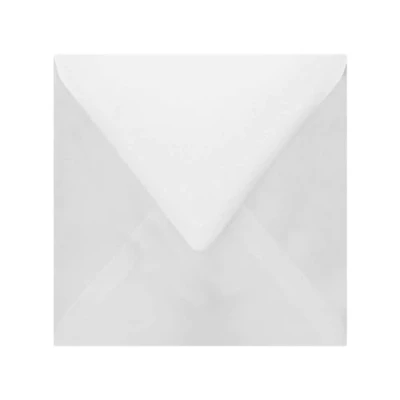 Afbeelding van Netuno enveloppen, wit, vierkant, 100 stuks, 15,5 x cm, g, vierkante natklevend, zonder venster, witte papier, zakelijke enveloppen