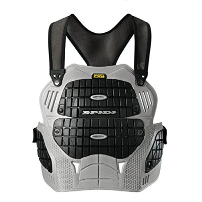 Afbeelding van Spidi Thorax Warrior Protector Vest, zwart grijs voor man