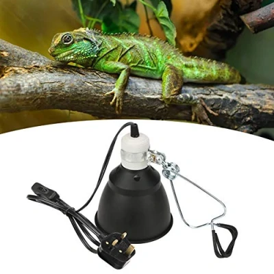 Afbeelding van Petyoung E27 Reptiel Schildpad Warmte UVA/UVB Gloeilamp Lichthouder, 300W Verwarming Vuurtoren voor Kip Brooder Koesteren UK Plug