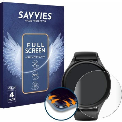 Afbeelding van Savvies Screenprotector voor Hama 8900 (45 mm) Folie Beschermfolie transparant volledig dekking (4 Stuks)