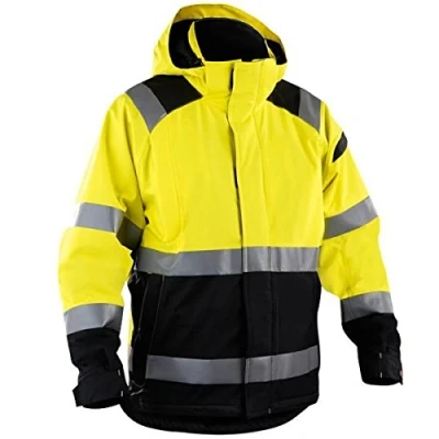 Afbeelding van Blåkläder 4987 1987 Shell jack High Vis ongevoerd Geel/Zwart maat S