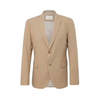 Afbeelding van s.Oliver Black Label Blazer, Heren, Maat: 25, Sandstein