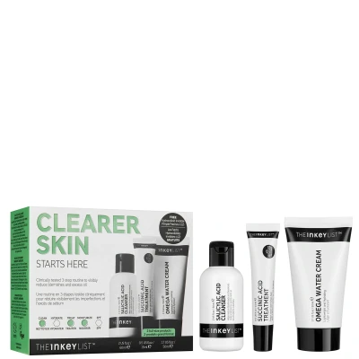 Afbeelding van The Inkey List Clearer SKIN Starts HERE Huidverzorgingsset, Maat: One Size,