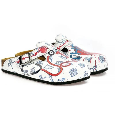 Afbeelding van GOBY Clogs met I Love The Life Design Handgemaakt Hoge Kwaliteit Maat 37