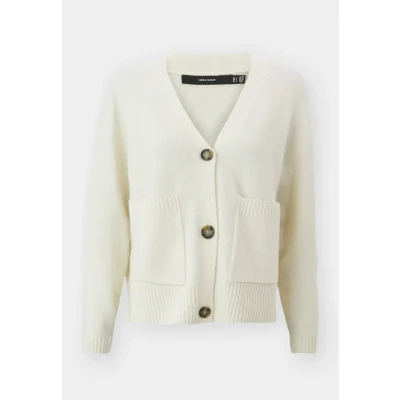 Afbeelding van Vero Moda Vmboom V NECK Button Cardigan Vest, Dames, Maat: XS, Birch melange