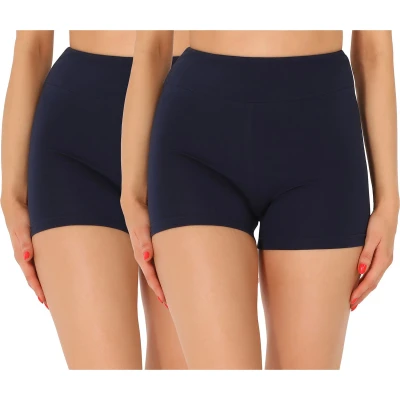 Afbeelding van Merry Style Dames Leggings Shorts Korte Katoen Wielershorts 2Pack MS MS10 359 LE 2P Marineblauw/Marineblauw (2Pack) XS