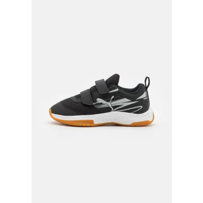 Afbeelding van Puma Varion II JR Unisex Handbalschoenen voor kinderen, Maat: 30, Black/cool light gray Kunststof/ textiel