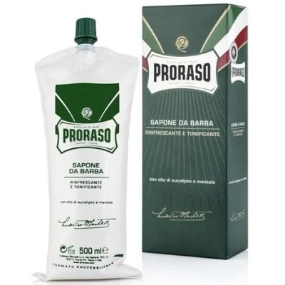 Afbeelding van Proraso Green Refreshing Scheercrème 500 ml