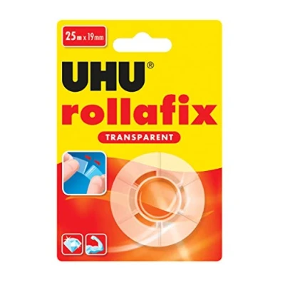 Afbeelding van Uhu Rollafix Refill 36945 Plakband Transparant (L X B) 25 M 19 Mm 1 Rollen