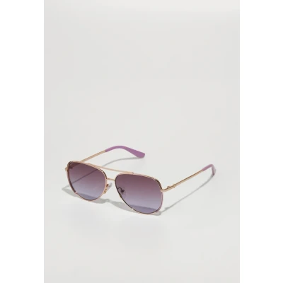 Afbeelding van Guess Donna GU00193 59F Occhiali da sole Metallo Beige Marrone Pilot Normale