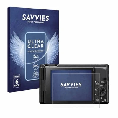 Afbeelding van Savvies Screenprotector voor Sony ZV 1A Folie Beschermfolie transparant (6 Stuks)