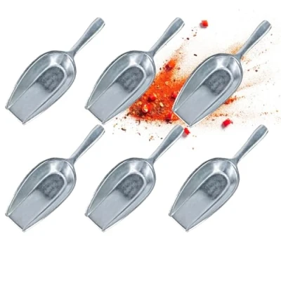 Afbeelding van Westmark Hygia Kruidenschepjes 6 mini schepjes voor het hygiënisch doseren van droge ingrediënten, zoals thee en kruiden of huisdiervoeding snoepjes ml