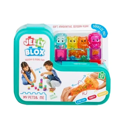 Afbeelding van Goliath Jelly Blox My pets and me Zachte Blokken Pijnvrij Spelen Vanaf 2 jaar BPA vrij