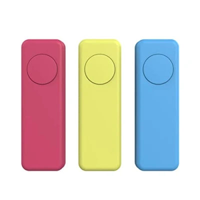 Afbeelding van THIRDREALITY Zigbee Smart Button 3 Pack, Rood Blauw Geel, weg Afstandsbediening, Vereist Hub, Compatibel met SmartThings, Hubitat, HA, Third Reality Batterij Inbegrepen.