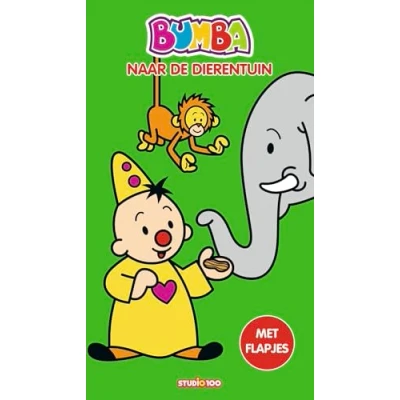 Afbeelding van Studio 100 Kartonboek met Flapjes In de dierentuin