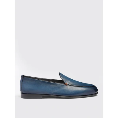 Afbeelding van Elegant Slip on Loafers for Refined Style and Comfort Blue