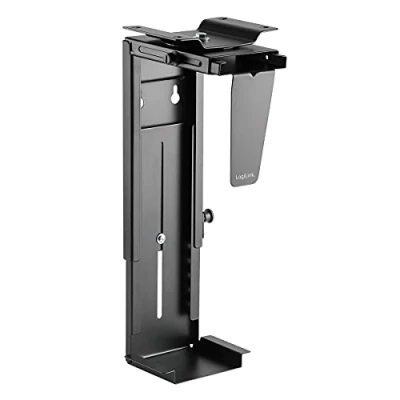 Afbeelding van LogiLink EO0005 Desk mounted CPU holder Zwart houder