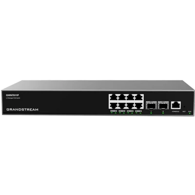 Afbeelding van Grandstream GWN7811P Layer 3 Managed Switch 8 Port PoE
