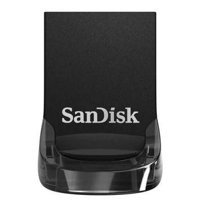 Afbeelding van SanDisk 1 TB Ultra Fit, USB 3.2 Flashdrive (voor laptops, Tablets, Tv&#039;s, Gamconsoles en meer, plug and stay) tot 400 MB/s, RescuePRO Deluxe, Secure Access Software)