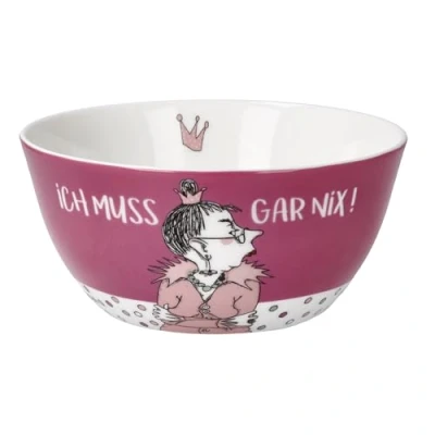 Afbeelding van Goebel Barbara Freundlieb Kom Ich muss gar nix Schaal 15cm porselein