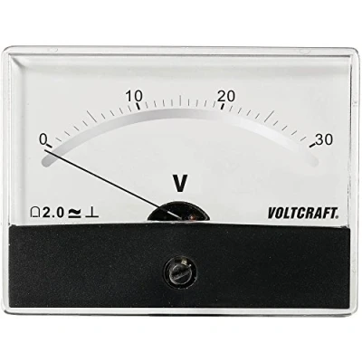Afbeelding van VOLTCRAFT AM 86X65/30V/DC Inbouwmeter 86X65/30 V/DC Draaispoel