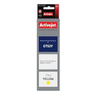 Afbeelding van Originele inkt cartridge Activejet AH GT52Y Geel