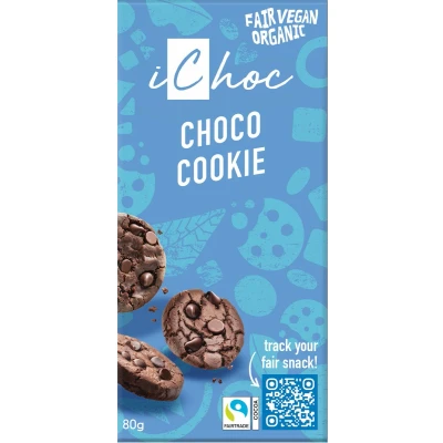 Afbeelding van iChoc Choco Cookie Multi verpakking 10x80GR
