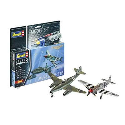 Afbeelding van Revell Model Set Combat Me262 &amp; P 51B Mustang
