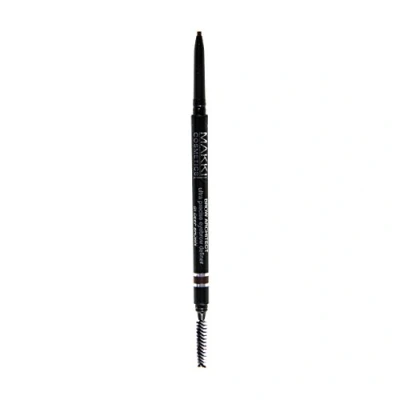 Afbeelding van Makki Deep Brown Brow Architect Wenkbrauw Definer Potlood Matte Finish met borstel fijne slagen natuurlijke expressie