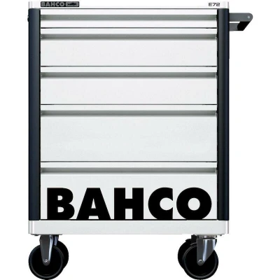 Afbeelding van Bahco Gereedschapswagen E72 26&quot; met 5 lades wit 693 mm x 510 955 1472K5WHITE
