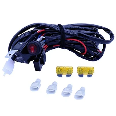 Afbeelding van WANYIG Kabelboom kabelset relais adapter 12 V 40 A voor 2 STKS LED Off Road ATV mistlampen koplamp werklampen dagrijverlichting lichtstrips (max. 180W)