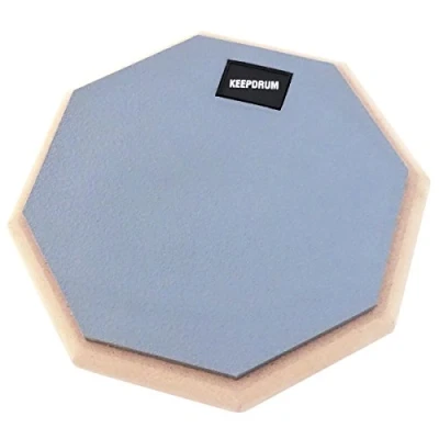 Afbeelding van keepdrum DP GY Drum Practice Pad Grijs Oefening 8mm Draad