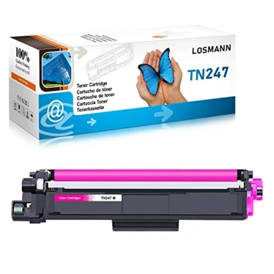 Afbeelding van LOSMANN 1x Magenta Toner compatibel voor Brother TN 247 243 MFC L3770CDW L3750CDW HL L3230CDW L3210CW L3710CW DCP L3550CDW L3730CDN L3510CDW L3270CDW L3517CDW