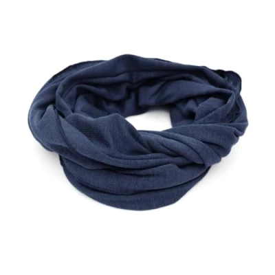 Afbeelding van Engel, Colsjaal voor dames, 70% wol (kbT), 30% zijde, marineblauw, Eén Maat