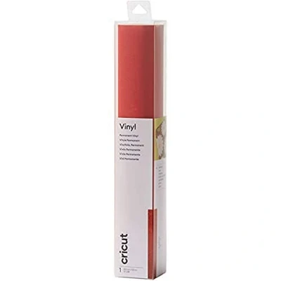 Afbeelding van Cricut 2007739 Shimmer Permanente Vinyl Rood 30.5cm x 1.2m (12&quot; 48&quot;) Zelfklevende Rol Voor gebruik met alle snijmachines,Eén maat