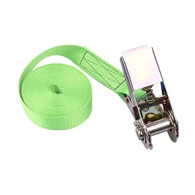 Afbeelding van 1 10M Ratchet Tie Down Sjorband met metalen gesp 6 kleuren Heavy Duty spanriem ratel riemen 829kg Rood/Geel/Blauw/ArmyGreen/ Zwart/Grijs
