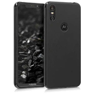 Afbeelding van kwmobile telefoonhoesje geschikt voor Motorola One (5.9&quot;) Hoesje smartphone Back cover in mat zwart