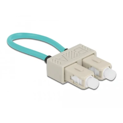 Afbeelding van Delock LWL Loopback Adapter SC / OM3 Multimode beige